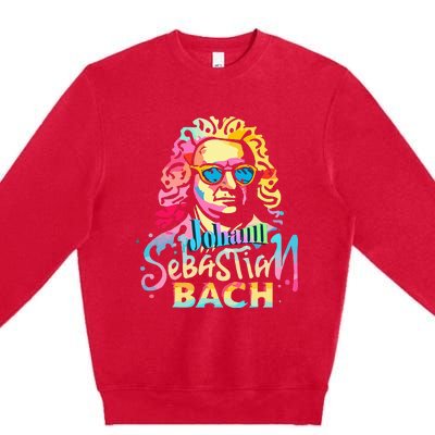 Johann Sebastian Bach Composer Classical Music Premium Crewneck Sweatshirt