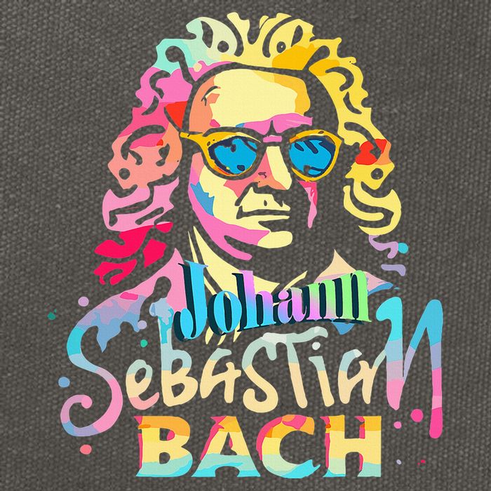 Johann Sebastian Bach Composer Classical Music Cotton Canvas Backpack
