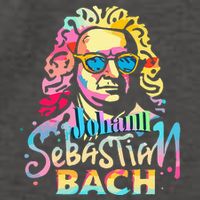 Johann Sebastian Bach Composer Classical Music Vector Backpack