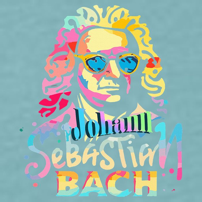 Johann Sebastian Bach Composer Classical Music Sueded Cloud Jersey T-Shirt