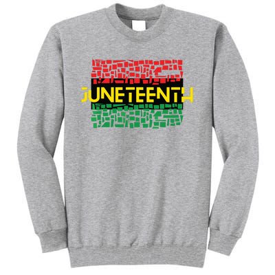 Juneteenth Shirt Black History Tall Sweatshirt