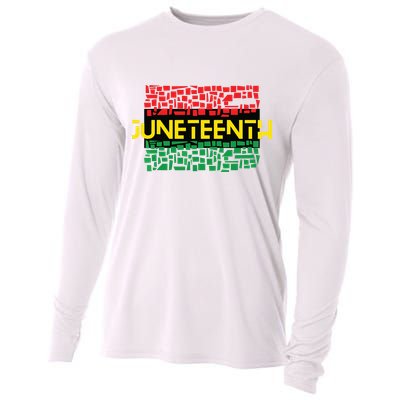 Juneteenth Shirt Black History Cooling Performance Long Sleeve Crew