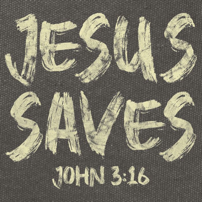 Jesus Saves Bible Funny Christian Jesus Lover Cotton Canvas Backpack