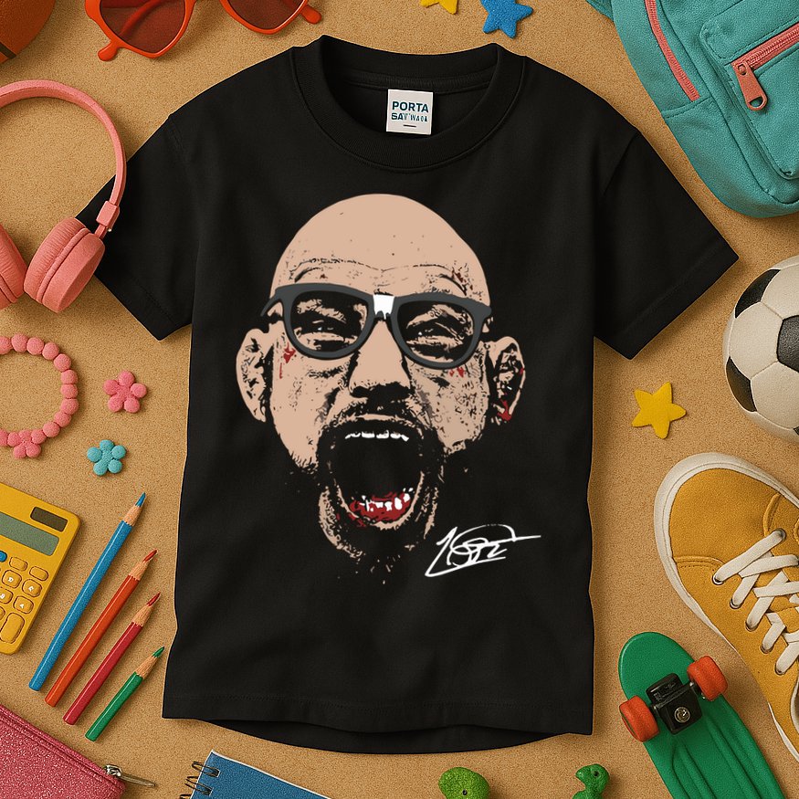 Jean Silva Big Face Kids T-Shirt