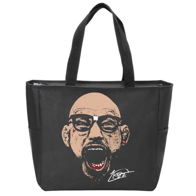 Jean Silva Big Face Zip Tote Bag