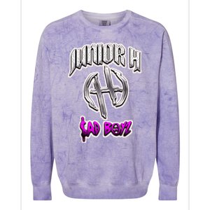 Junior Sad B.O.Y.Z. Corridos Tumbados H Belicos Mexico Music Colorblast Crewneck Sweatshirt