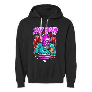 Junior Sad B.O.Y.Z Corridos Tumbados H Belicos Mexico Music Garment-Dyed Fleece Hoodie