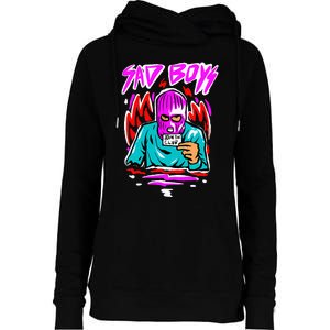 Junior Sad B.O.Y.Z Corridos Tumbados H Belicos Mexico Music Womens Funnel Neck Pullover Hood