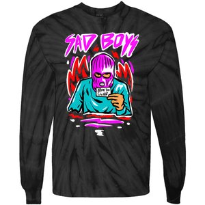 Junior Sad B.O.Y.Z Corridos Tumbados H Belicos Mexico Music Tie-Dye Long Sleeve Shirt