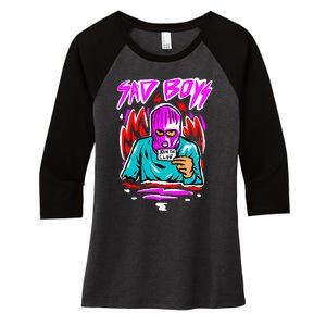 Junior Sad B.O.Y.Z Corridos Tumbados H Belicos Mexico Music Women's Tri-Blend 3/4-Sleeve Raglan Shirt