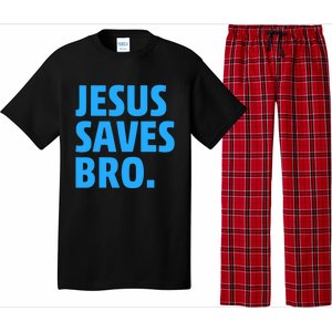 Jesus Saves Bro Funny Christian Pajama Set