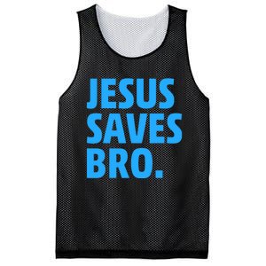 Jesus Saves Bro Funny Christian Mesh Reversible Basketball Jersey Tank