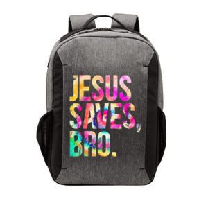 Jesus Saves Bro Tie Dye Christian Faith Jesus Lovers Vector Backpack