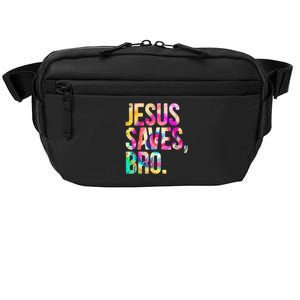 Jesus Saves Bro Tie Dye Christian Faith Jesus Lovers Crossbody Pack