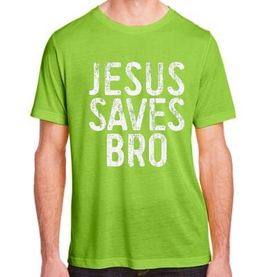 Jesus Saves Bro Christian Religion Adult ChromaSoft Performance T-Shirt