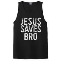 Jesus Saves Bro Christian Religion PosiCharge Competitor Tank