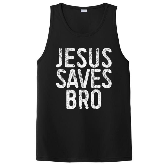 Jesus Saves Bro Christian Religion PosiCharge Competitor Tank