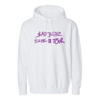 Junior S.A.D B.O.Y.Z Corridos Tumbados H Belicos Mexico Musics Garment-Dyed Fleece Hoodie