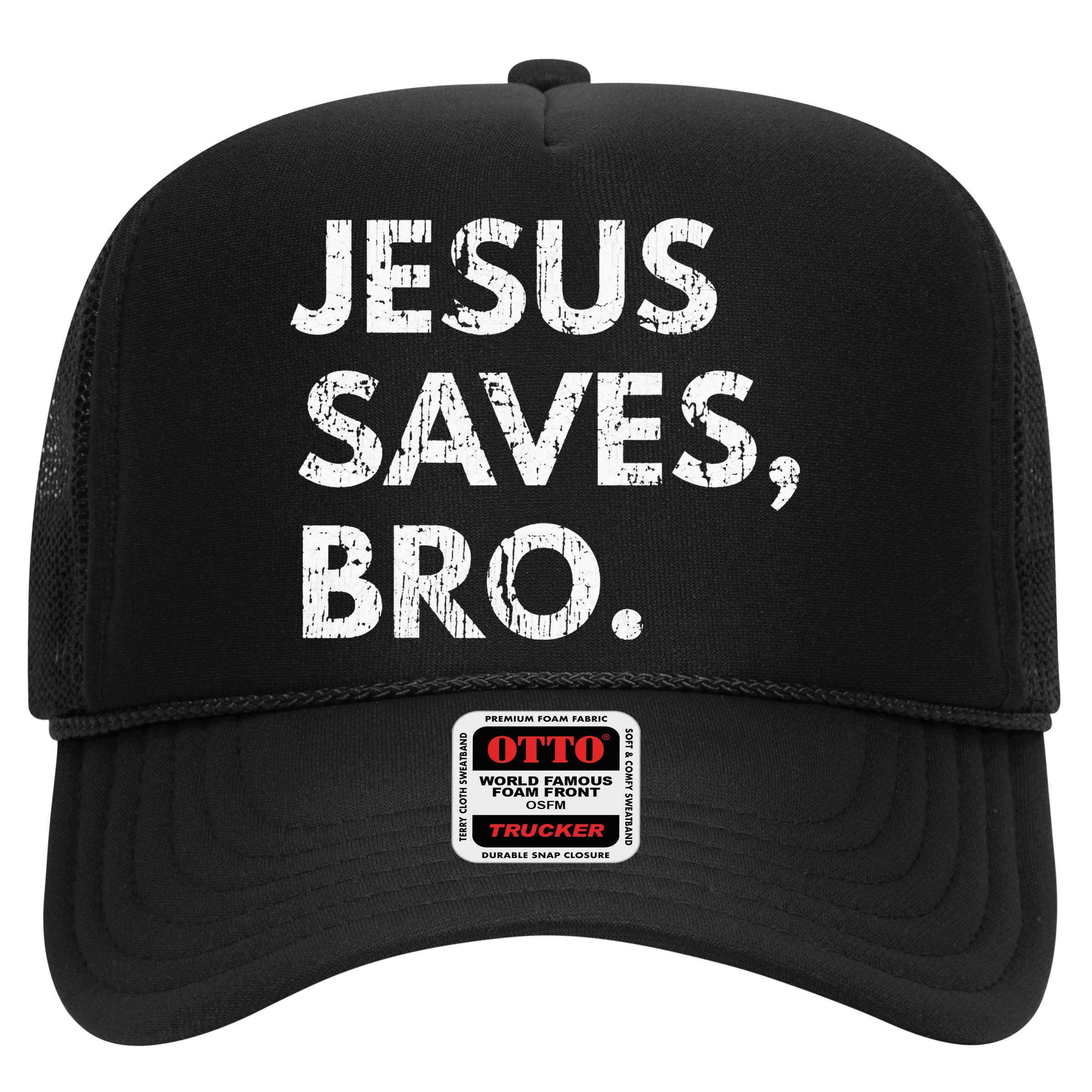 Jesus Saves Bro Pro Christian Religious Believer Vintage Hat