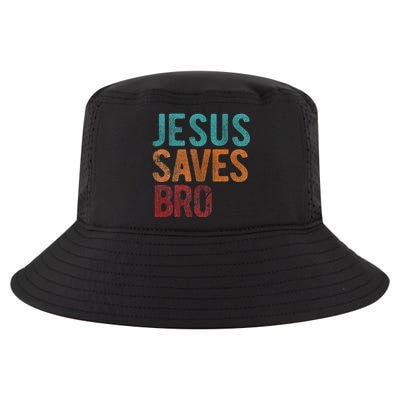 Jesus Saves Bro Christian Religious Jesus Cool Comfort Performance Bucket Hat