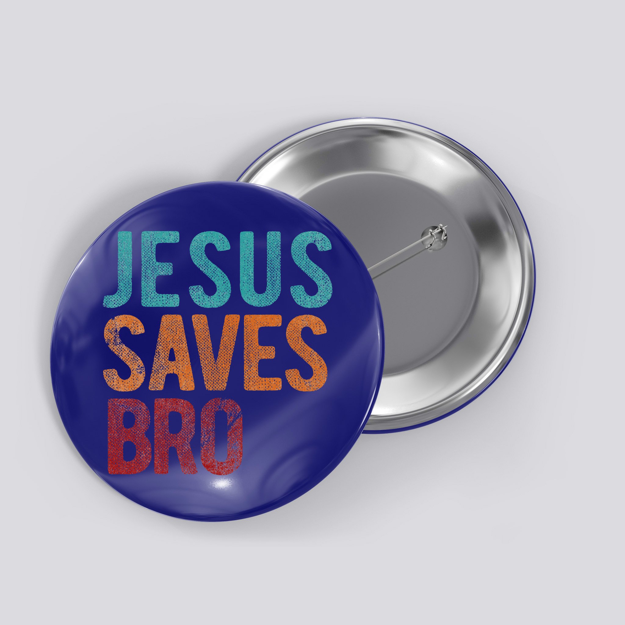 Jesus Saves Bro Christian Religious Jesus Button