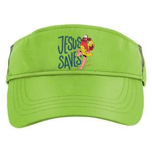 Jesus Saves Baseball Adult Drive Performance Visor