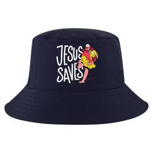 Jesus Saves Baseball Cool Comfort Performance Bucket Hat