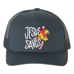 Jesus Saves Baseball Yupoong Adult 5-Panel Trucker Hat