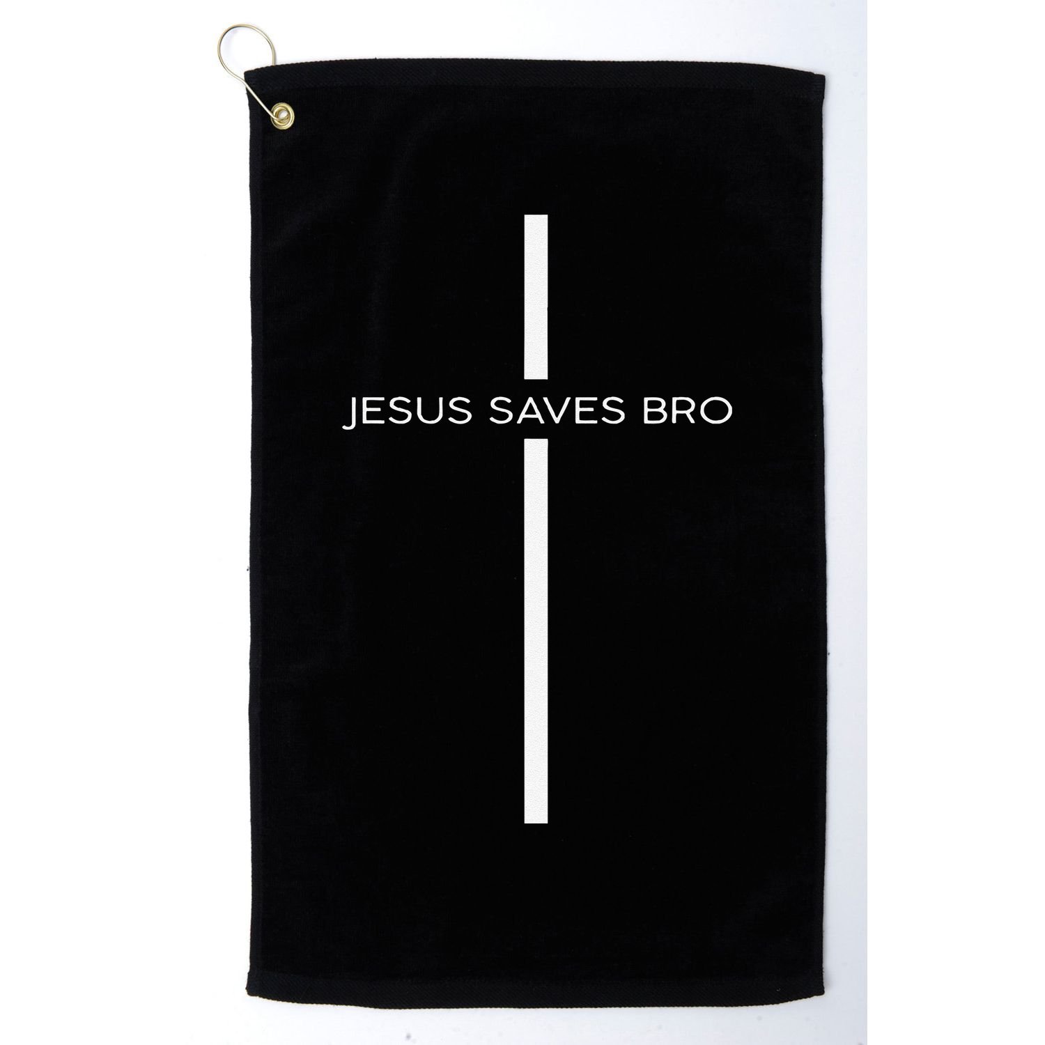 Jesus Saves Bro Cross Jesus Christian Faith Gifts Golf Towel