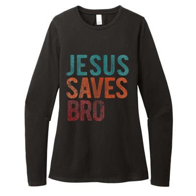 Jesus Saves Bro Christian Religious Jesus Womens CVC Long Sleeve Shirt