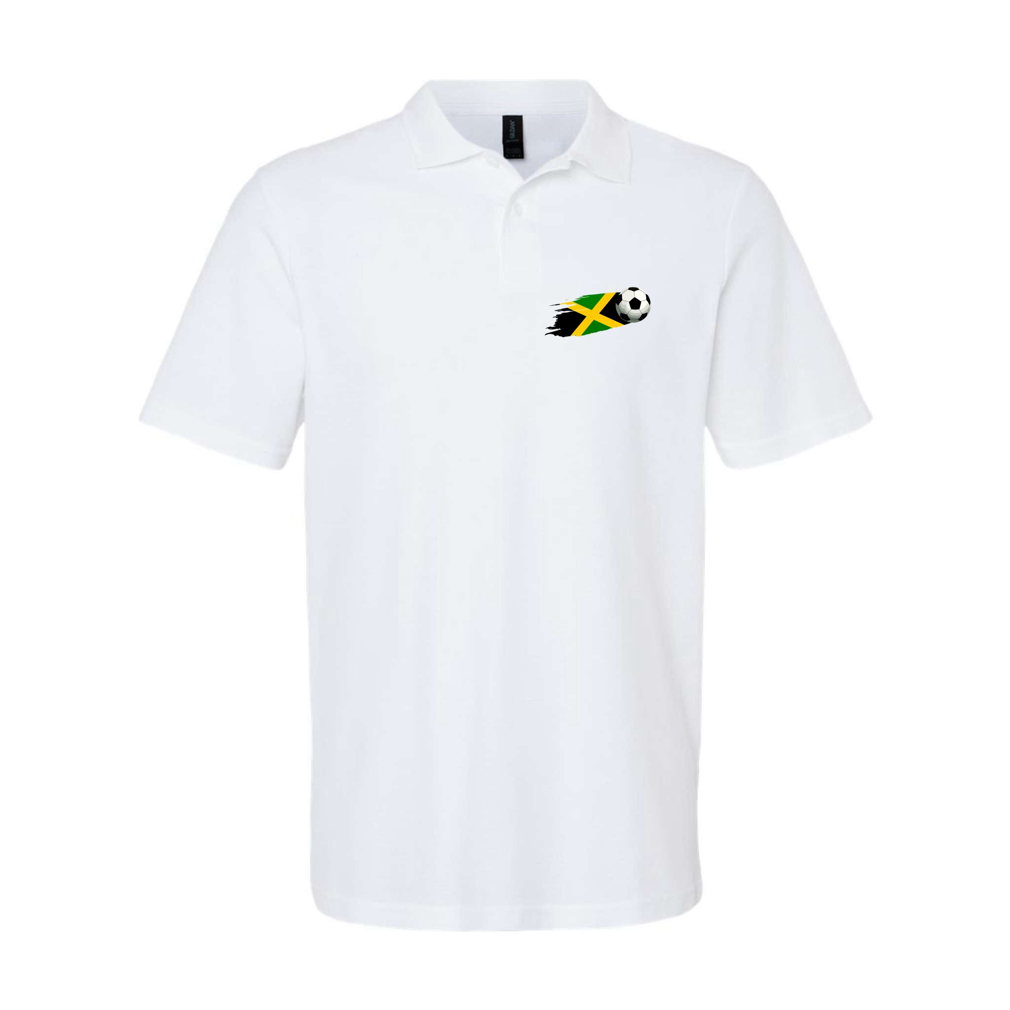 Jamaica Soccer Ball Jamaica Flag Jersey Jamaican Football Polo