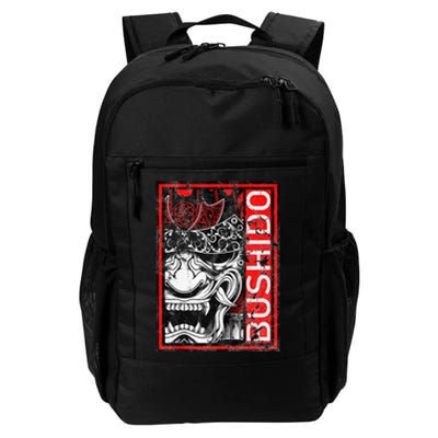 Japanese Samurai Bushido Oni Mask Daily Commute Backpack