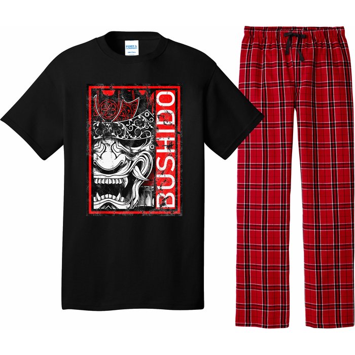 Japanese Samurai Bushido Oni Mask Pajama Set