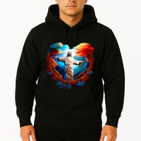 Jesus Surrounded By Nature Hoodie