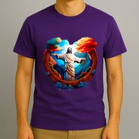 Jesus Surrounded By Nature T-Shirt