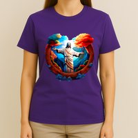 Jesus Surrounded By Nature T-Shirt