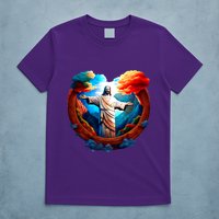 Jesus Surrounded By Nature T-Shirt