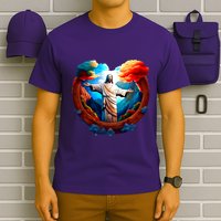 Jesus Surrounded By Nature T-Shirt
