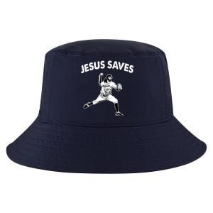 Jesus Saves Baseball Team Heaven Cool Comfort Performance Bucket Hat