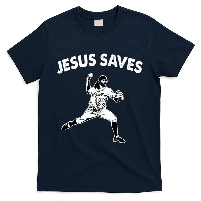 Jesus Saves Baseball Team Heaven T-Shirt