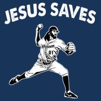 Jesus Saves Baseball Team Heaven Bucket Hat