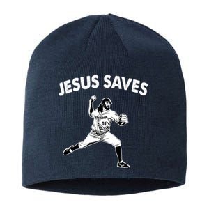 Jesus Saves Baseball Team Heaven Sustainable Beanie