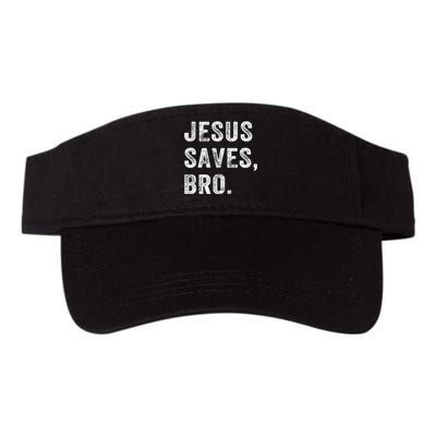 Jesus Saves Bro Vintage Christian Valucap Bio-Washed Visor