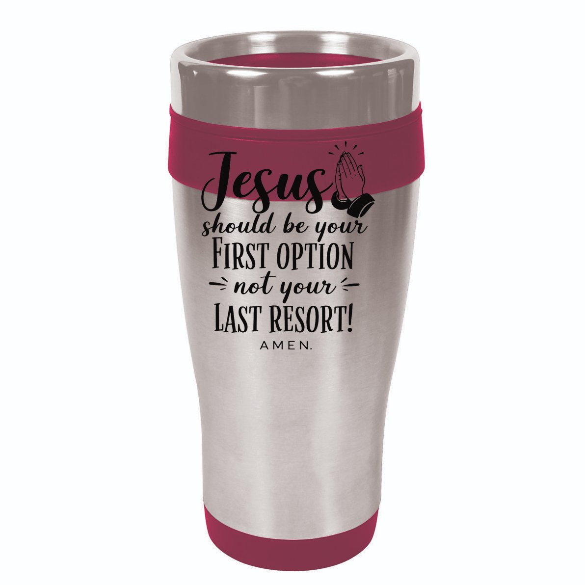 Jesus Should Be Your First Option Not Your Last Resort Sustainable Bucket Hat