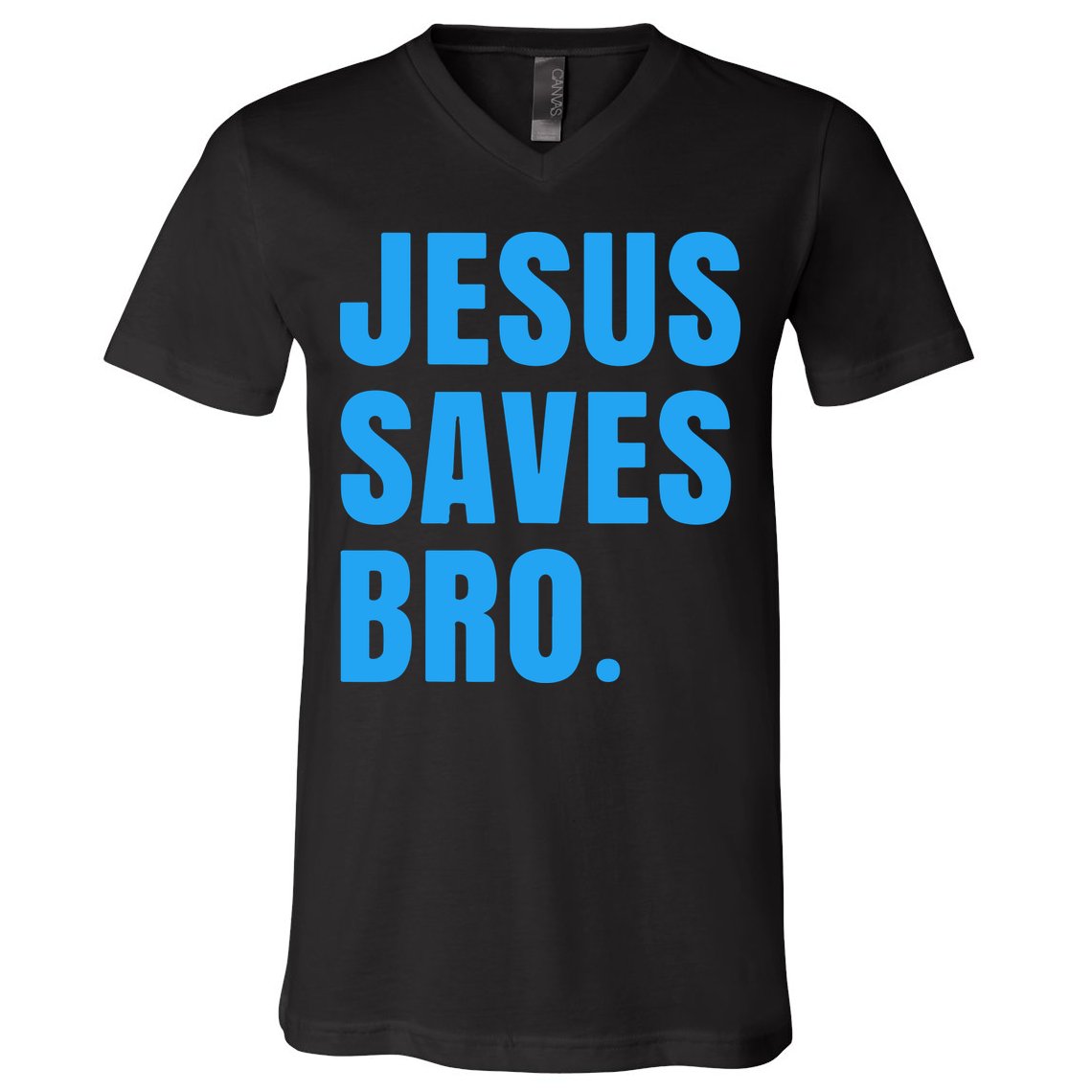 JESUS SAVES BRO V-Neck T-Shirt