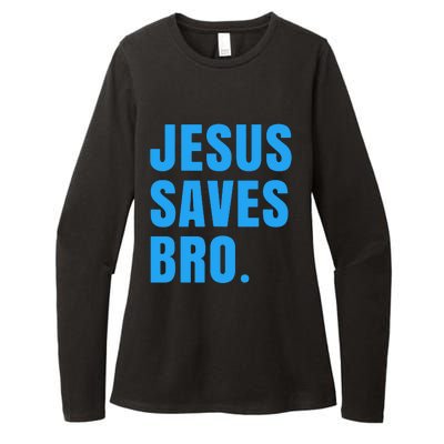 JESUS SAVES BRO Womens CVC Long Sleeve Shirt