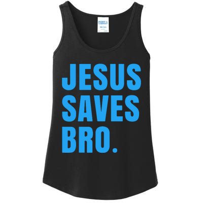 JESUS SAVES BRO Ladies Essential Tank