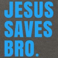 JESUS SAVES BRO Cotton Canvas Backpack