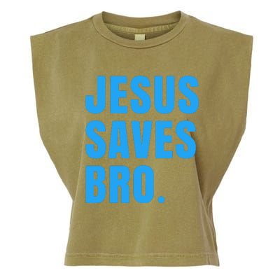 JESUS SAVES BRO Garment-Dyed Women's Muscle Tee