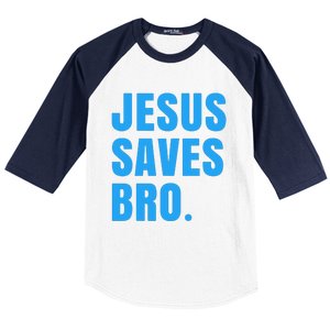 JESUS SAVES BRO Baseball Sleeve Shirt